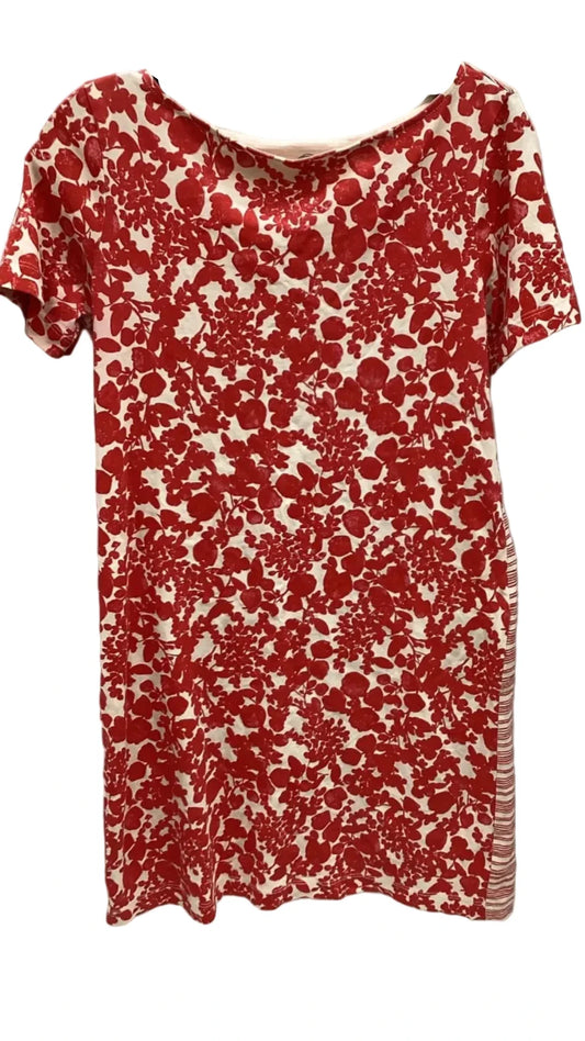 Dress Designer By Tory Burch In Red & White, Size: S