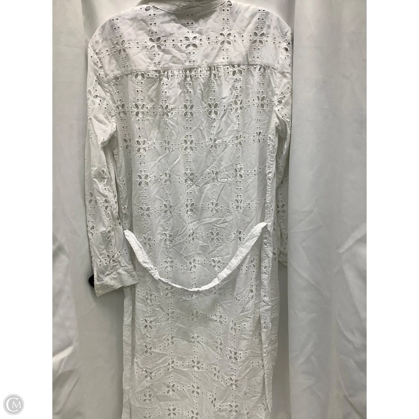 Dress Casual Midi By Loft In White, Size: S