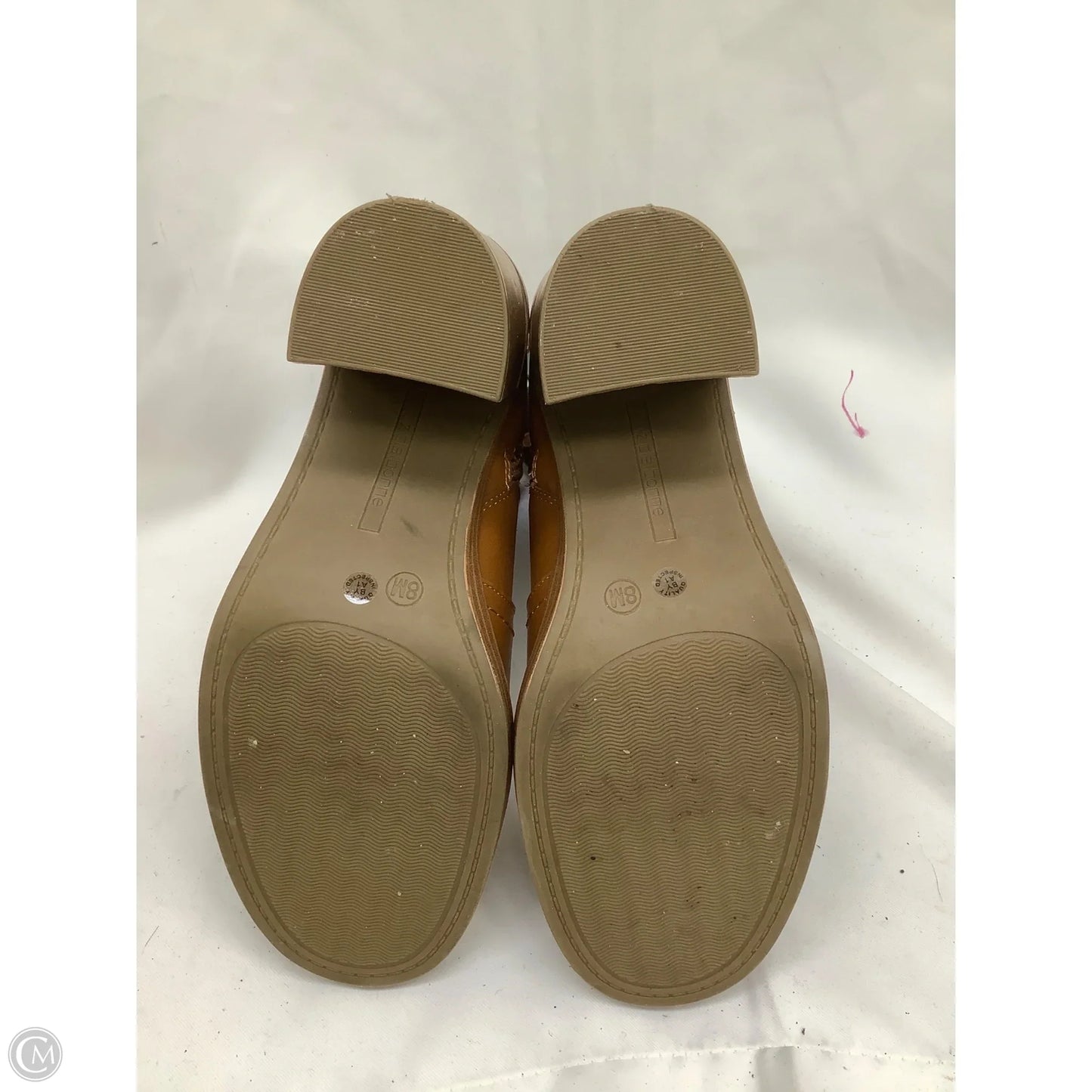 Boots Ankle Heels By Liz Claiborne In Brown, Size: 8