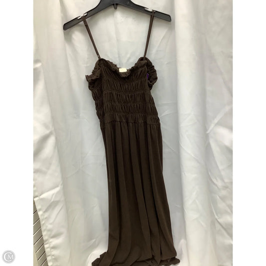 Dress Casual Maxi By H&m In Brown, Size: M