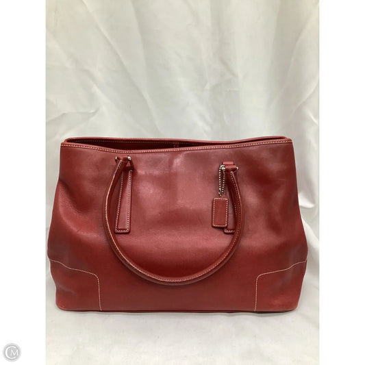 Tote Designer By Coach, Size: Large