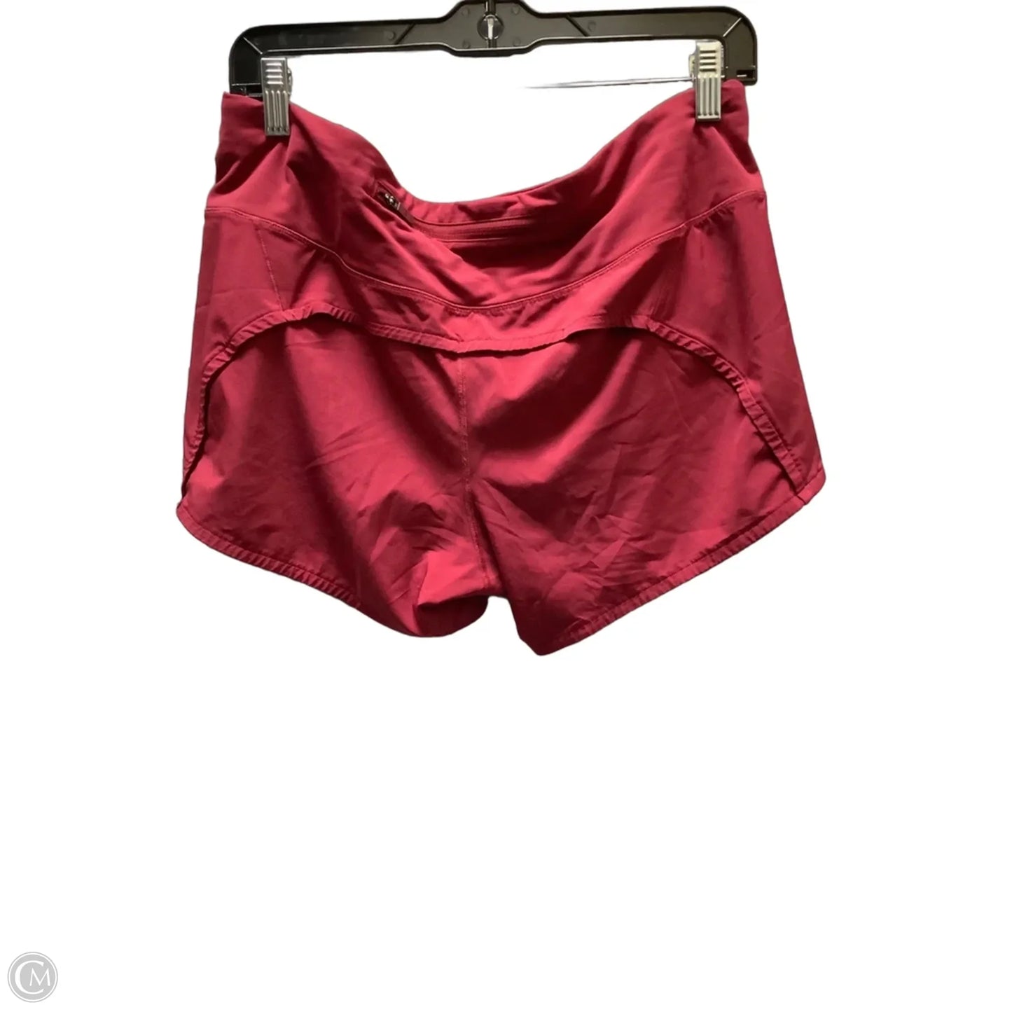 Athletic Shorts By Lululemon In Red, Size: 10