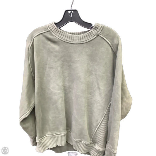 Sweatshirt Crewneck By Aerie In Green, Size: Xs