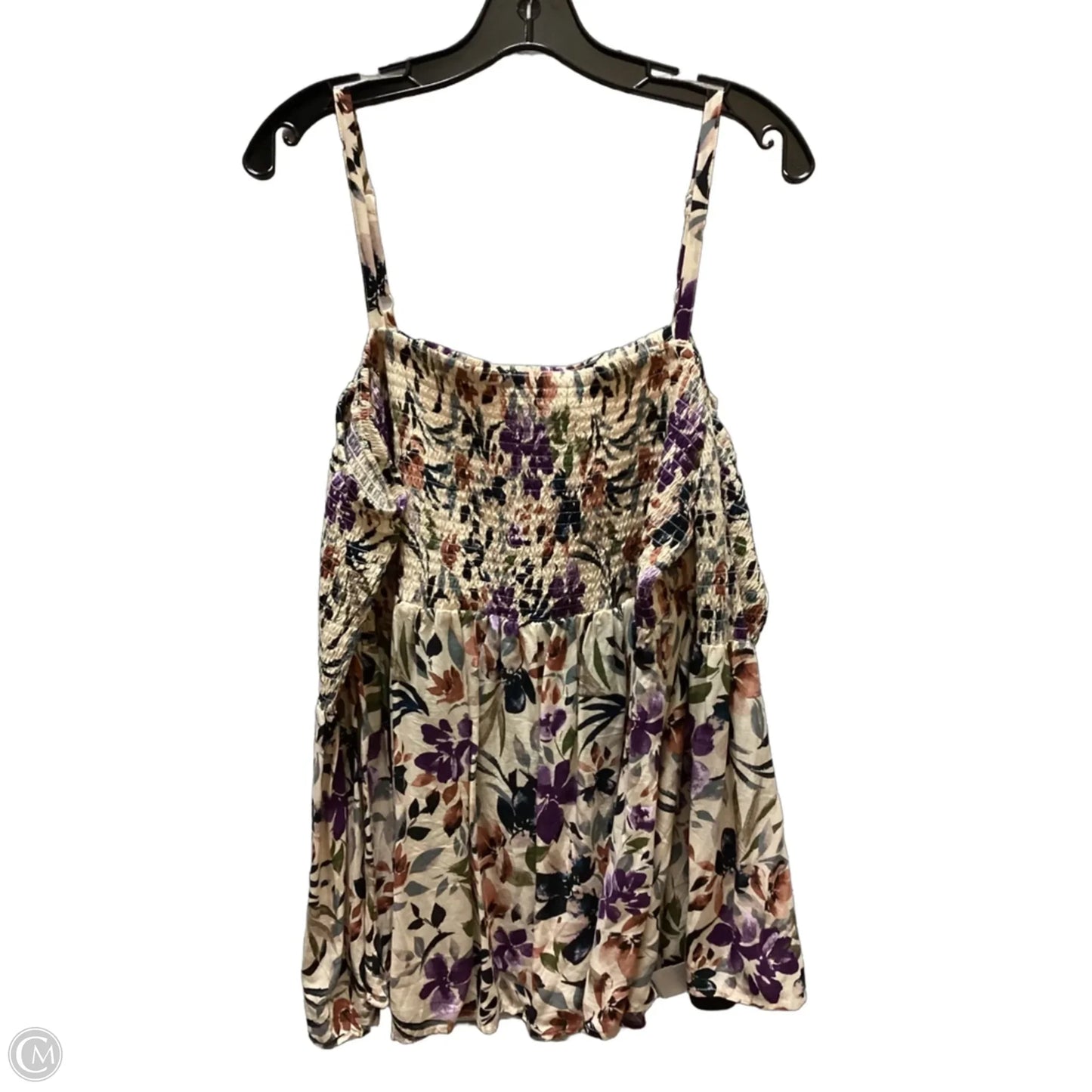 Top Long Sleeve By Torrid In Floral Print, Size: 1x