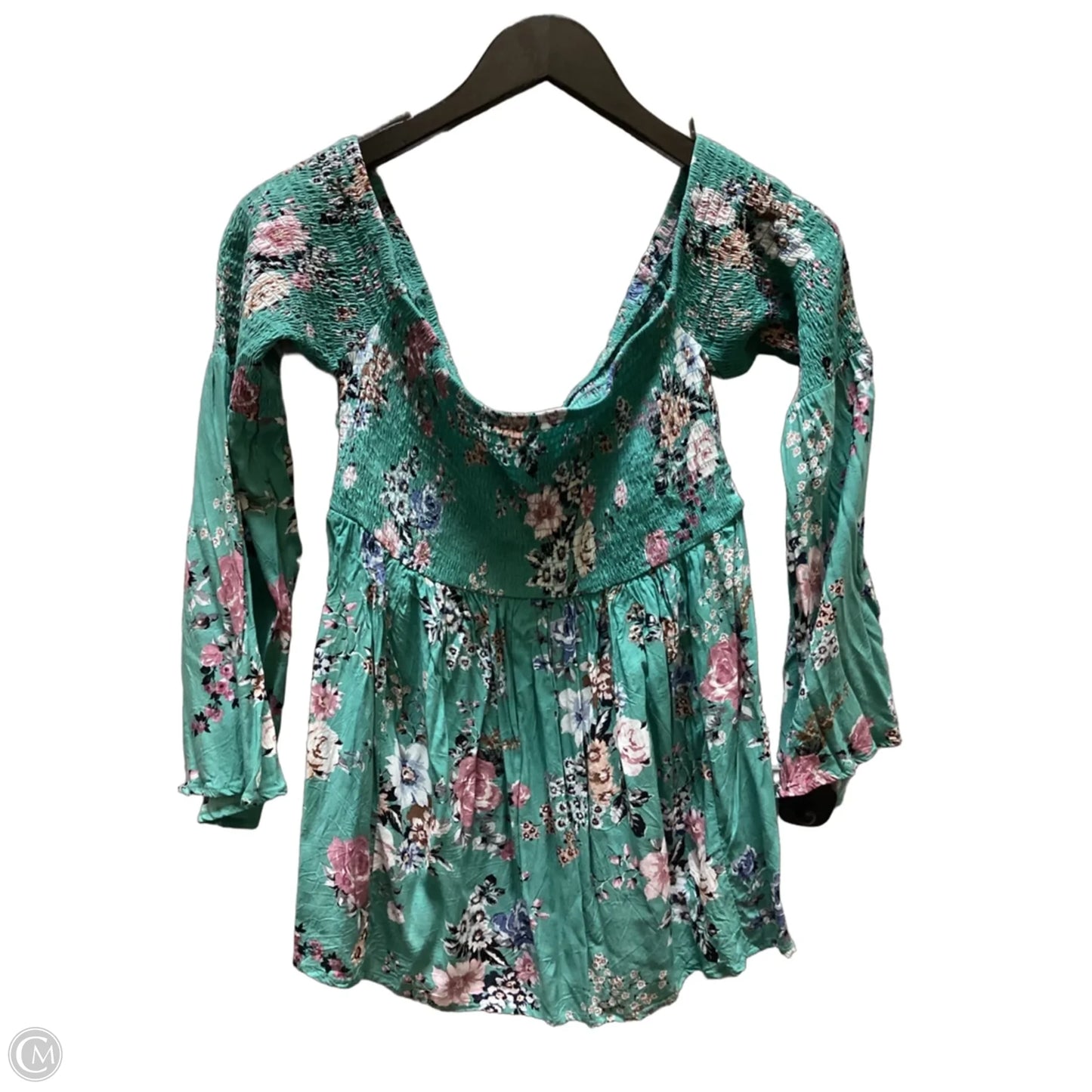 Top Long Sleeve By Torrid In Floral Print, Size: M