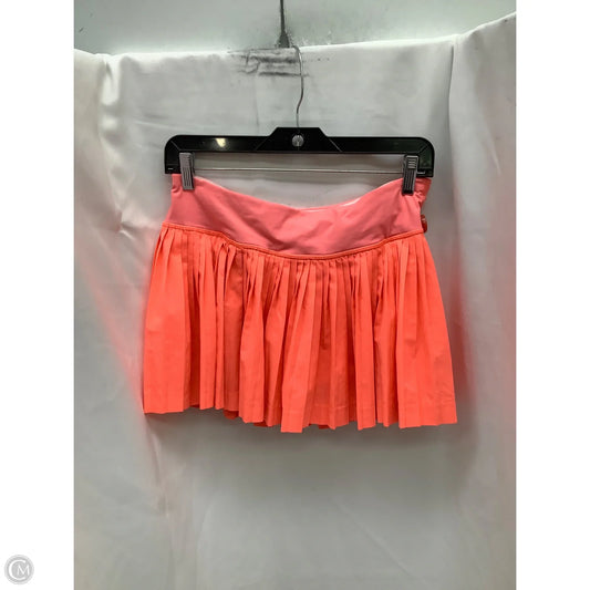 Athletic Skirt By Lululemon In Orange, Size: 6