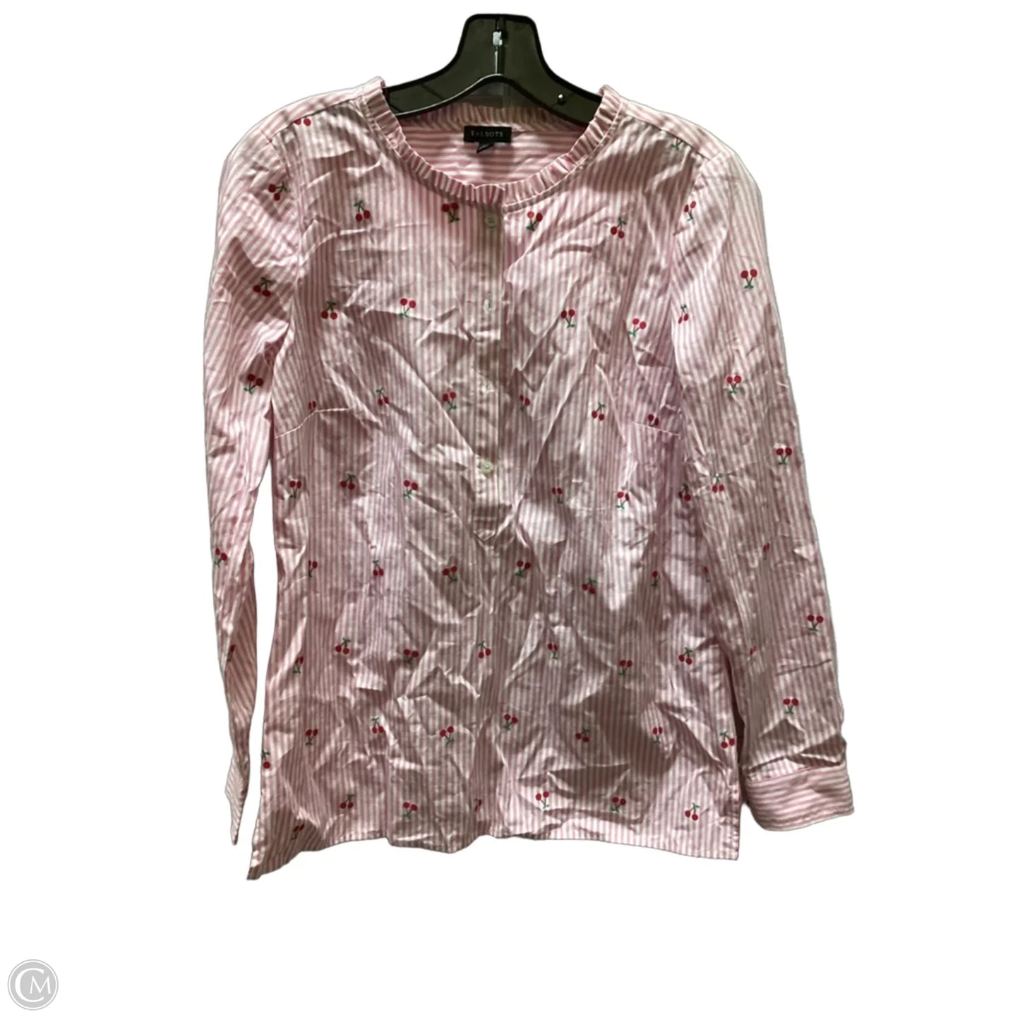 Top Long Sleeve By Talbots In Striped Pattern, Size: Xs