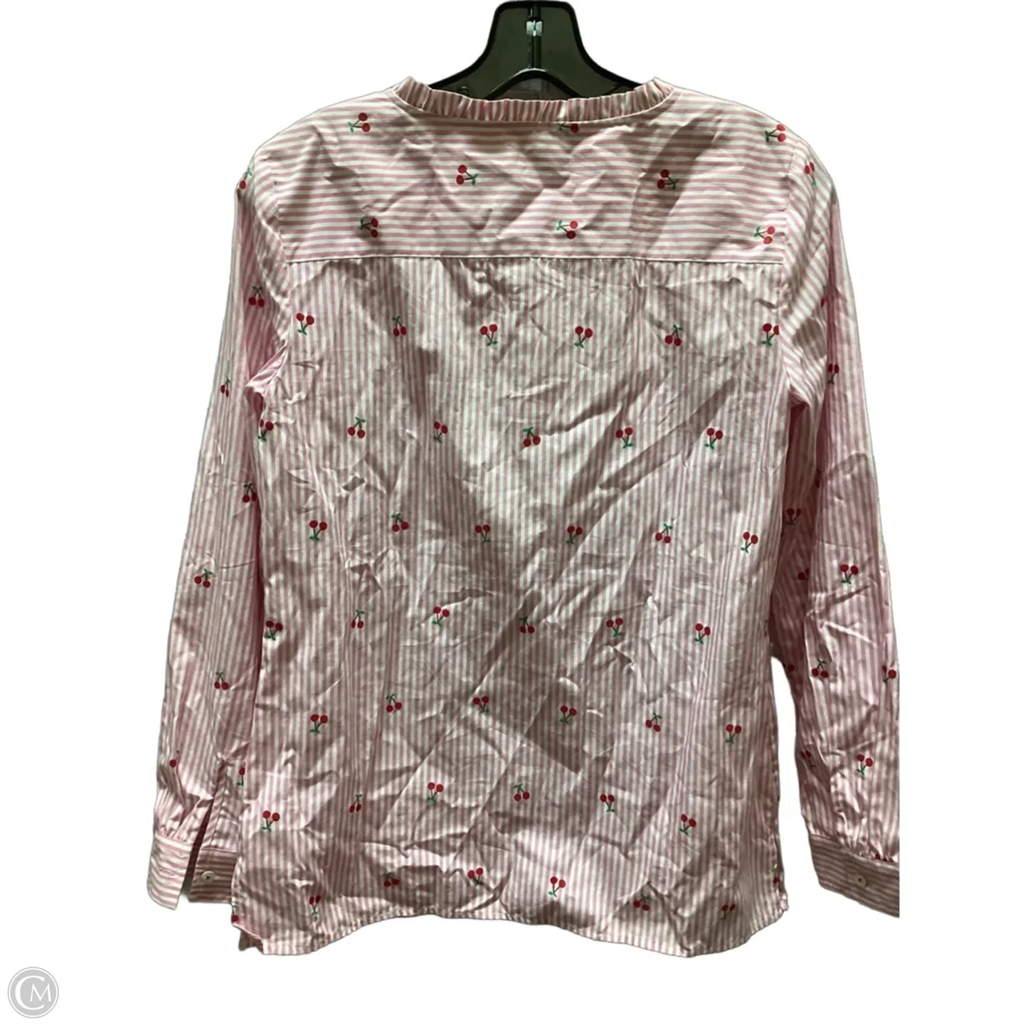 Top Long Sleeve By Talbots In Striped Pattern, Size: Xs