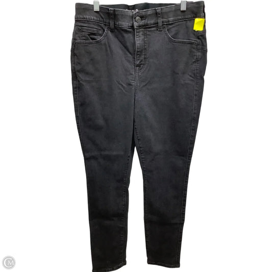 Jeans Skinny By Torrid In Black Denim, Size: 14