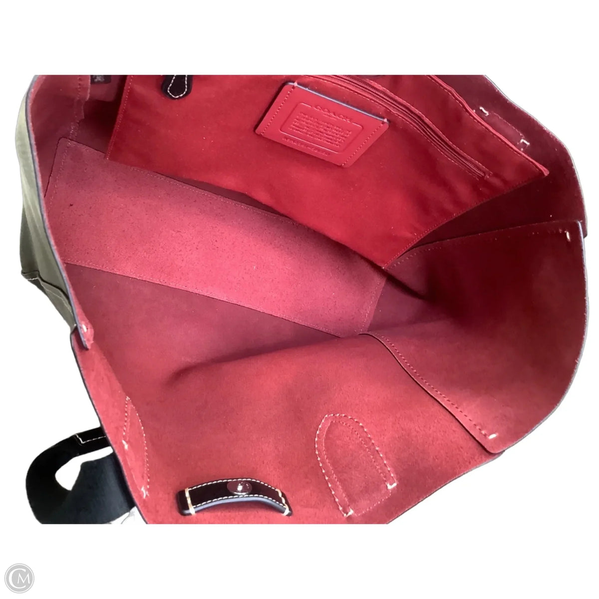 Tote Designer By Coach, Size: Medium
