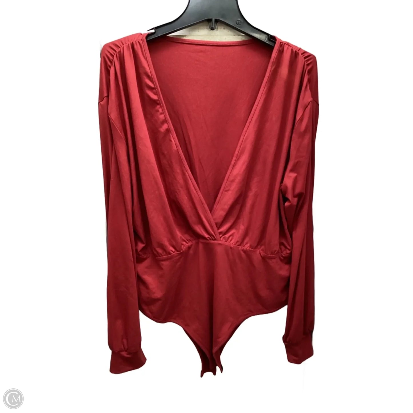 Bodysuit By Shein In Maroon, Size: 2x