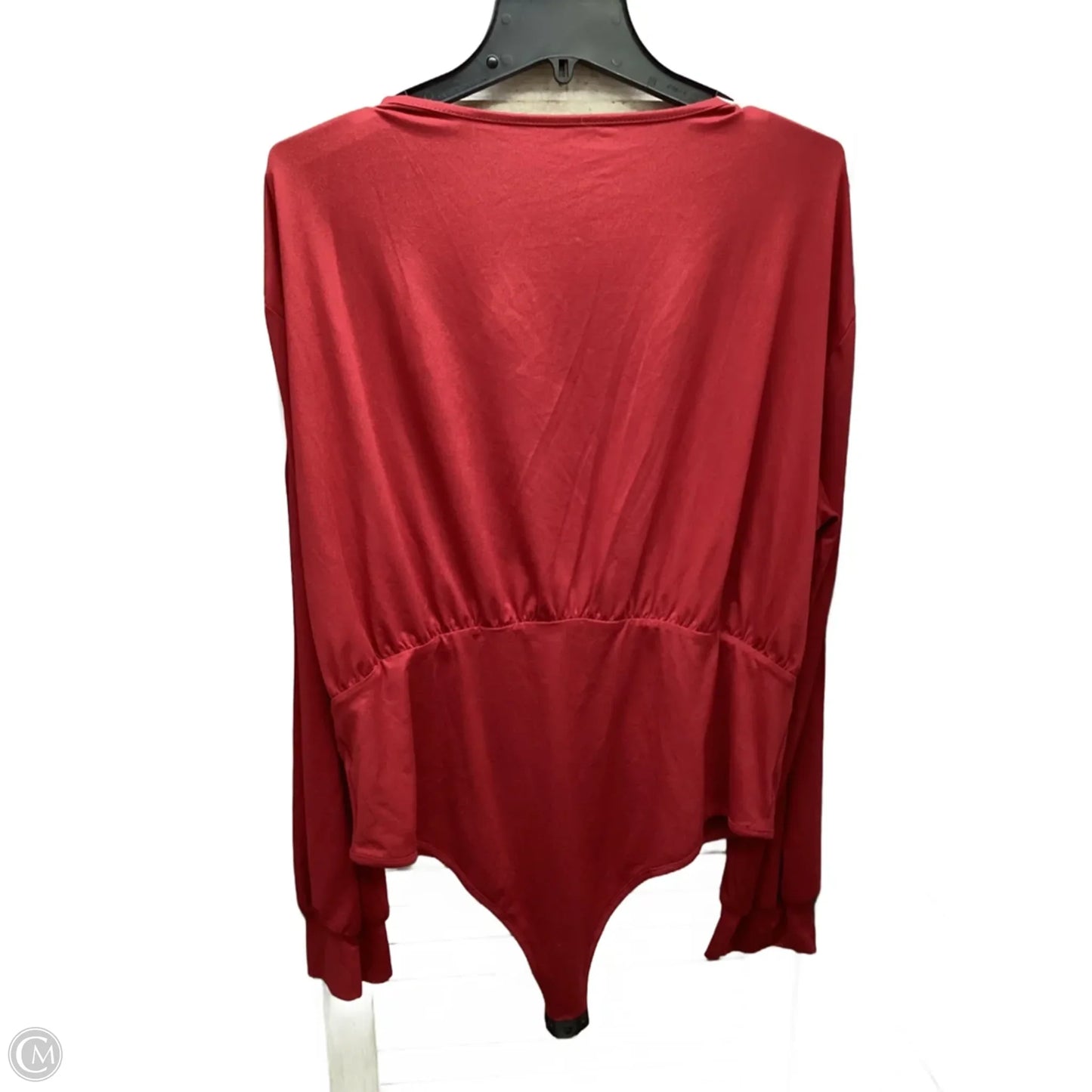 Bodysuit By Shein In Maroon, Size: 2x