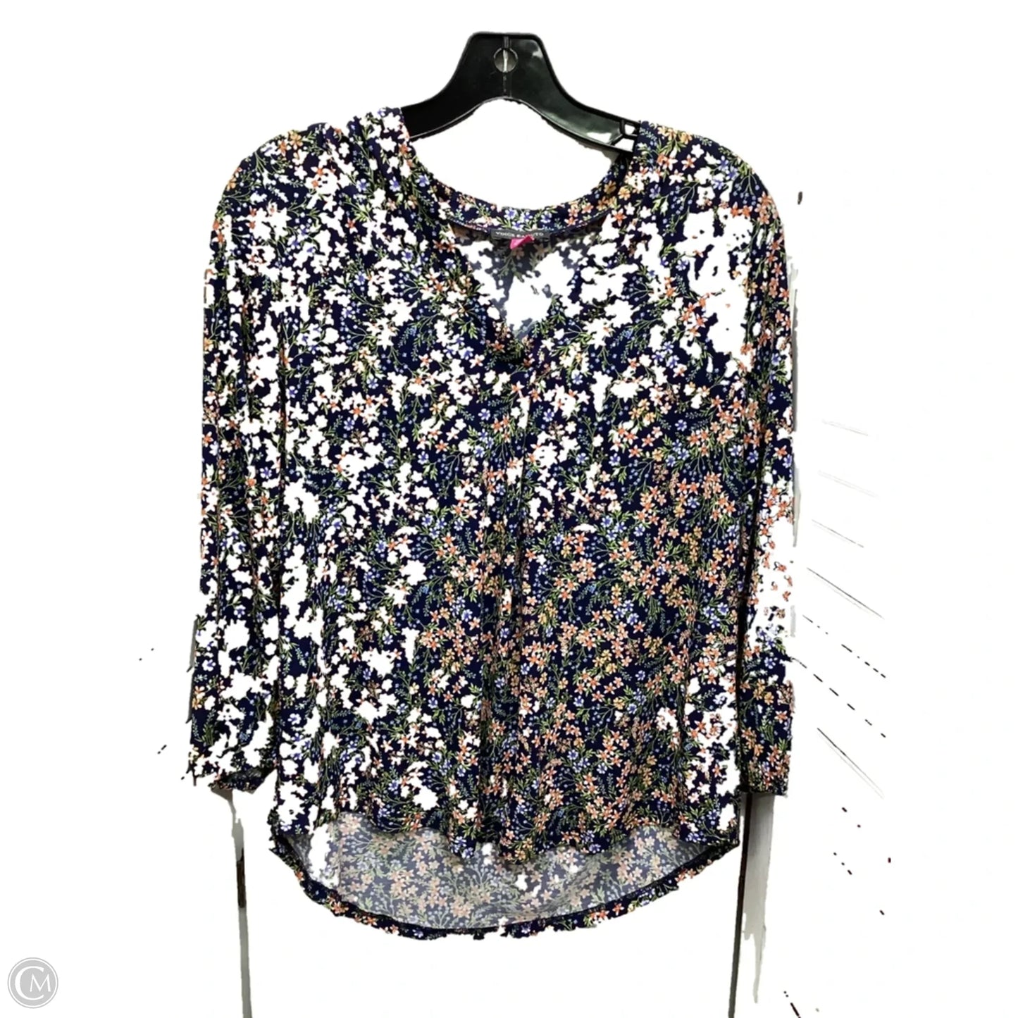 Top Long Sleeve By Vince Camuto In Floral Print, Size: S