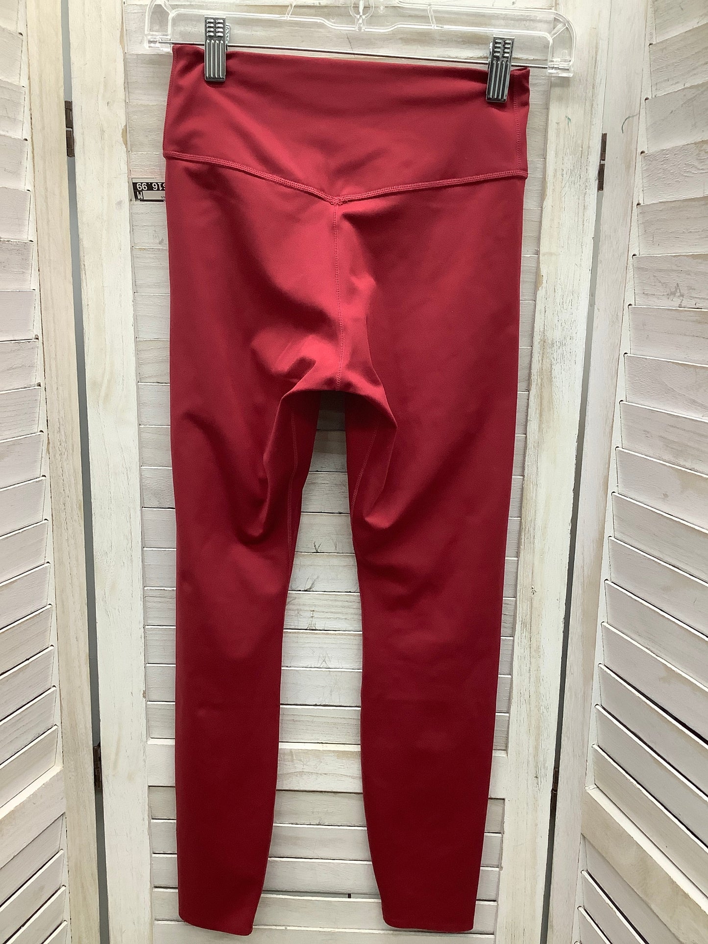 Athletic Leggings By Nike In Red, Size: S