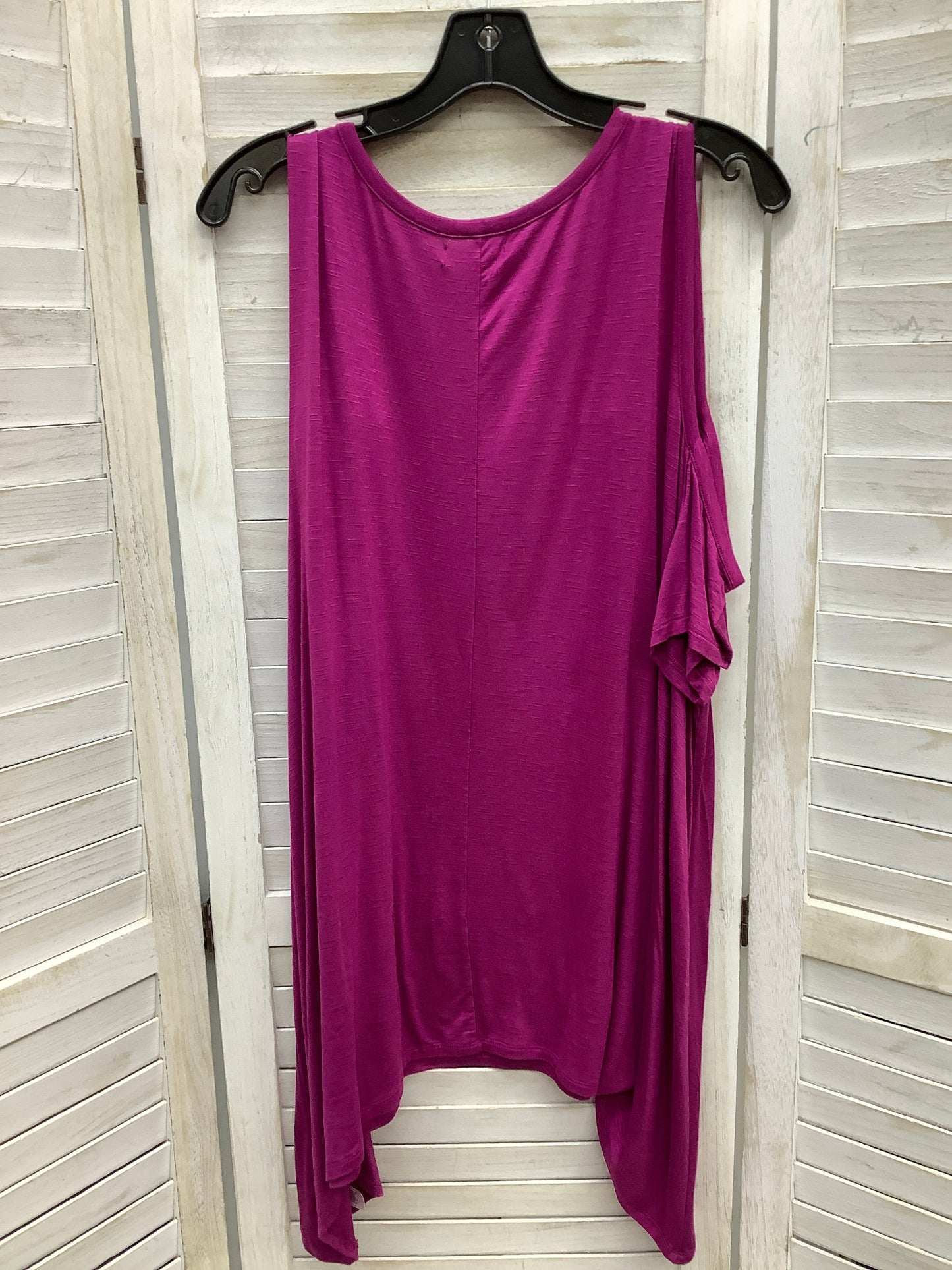 Top Sleeveless By Lane Bryant In Purple, Size: 22