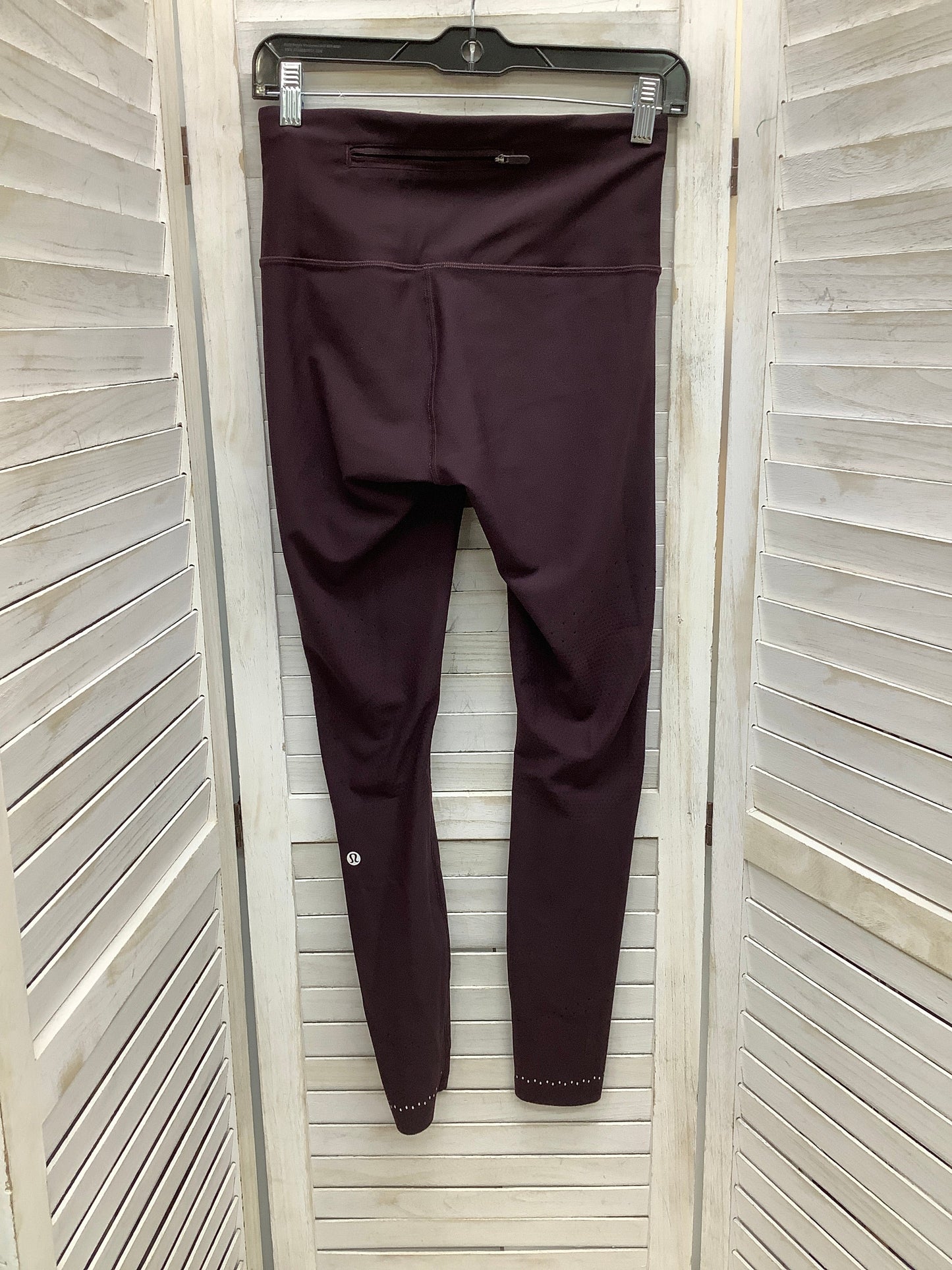 Athletic Leggings By Lululemon In Purple, Size: 8