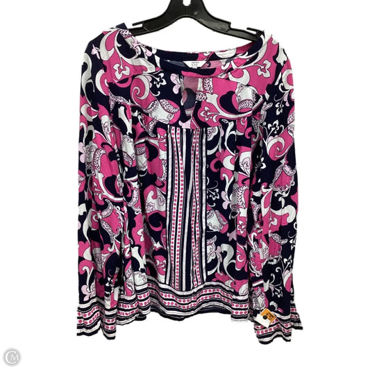 Top Long Sleeve By Crown And Ivy In Multi-colored, Size: Xxl