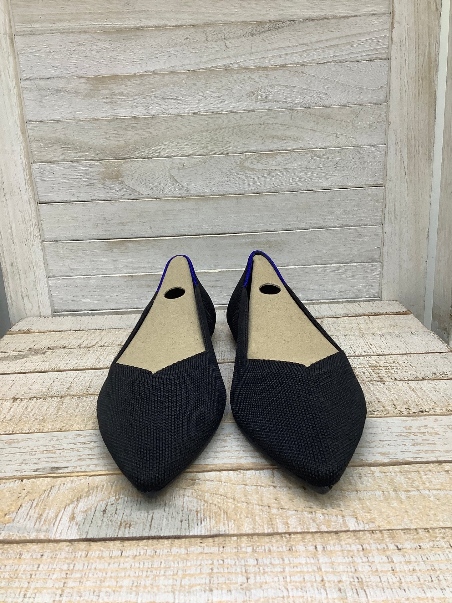 Shoes Flats By Rothys In Black, Size: 9.5