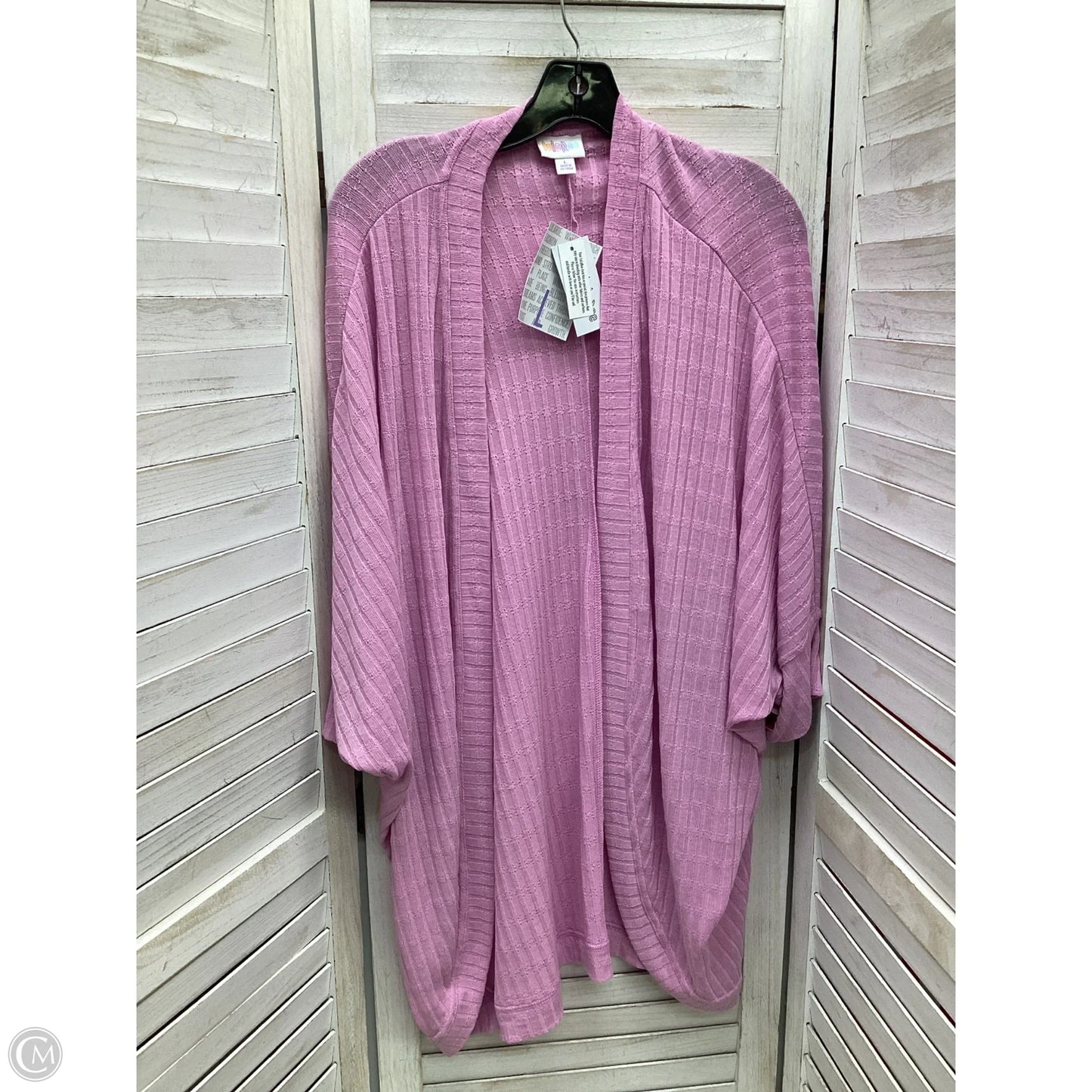 Cardigan By Lularoe In Pink, Size: L