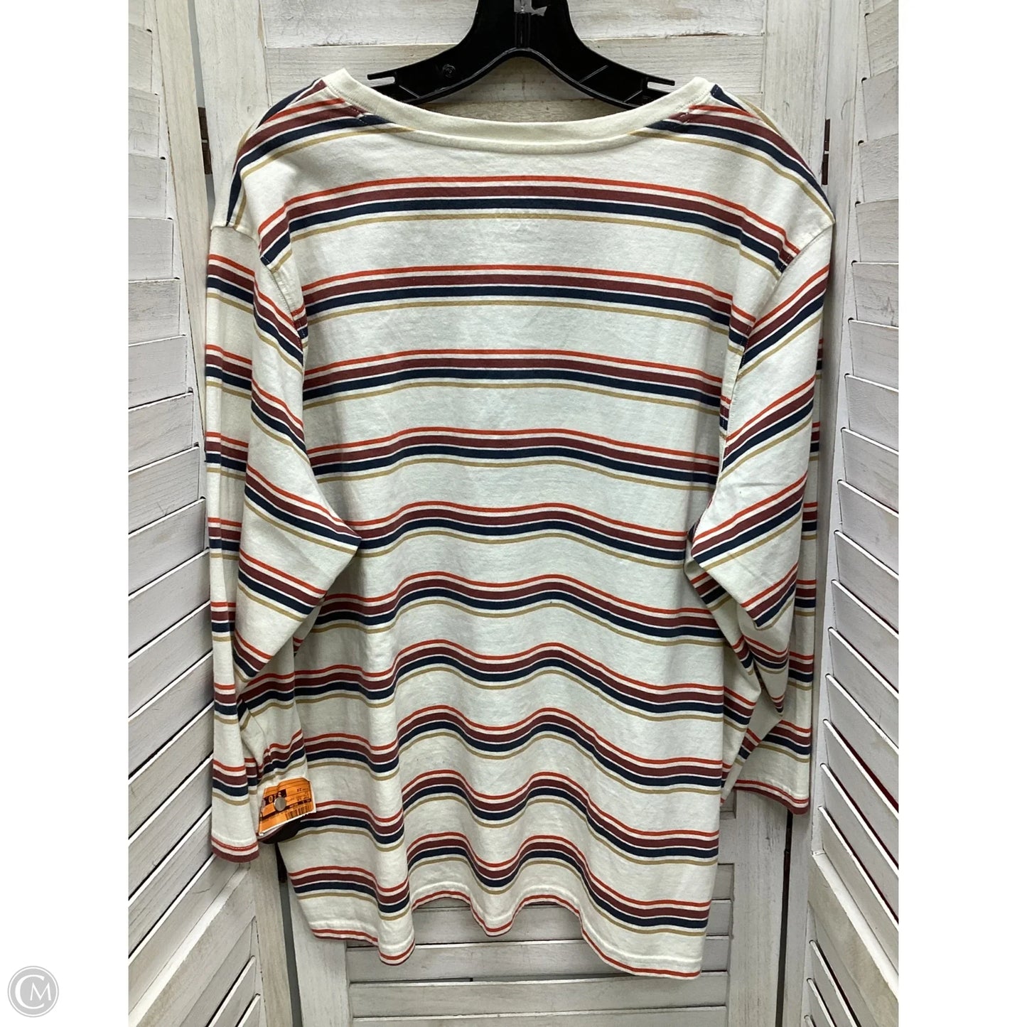 Top Long Sleeve By L.l. Bean In Striped Pattern, Size: 2x