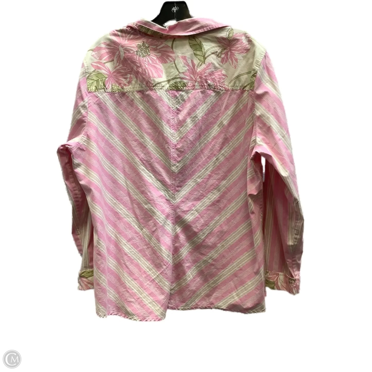 Top Long Sleeve By Tommy Hilfiger In Striped Pattern, Size: 16