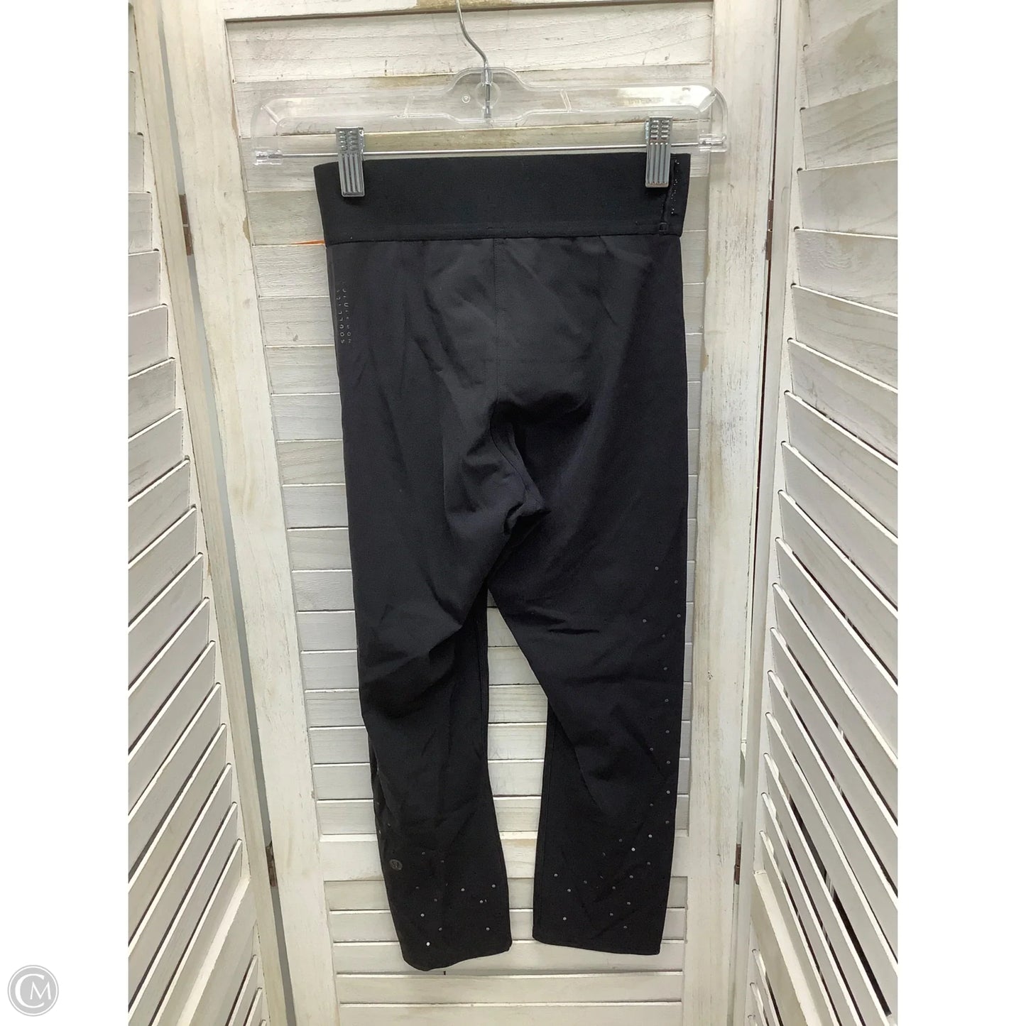 Athletic Capris By Lululemon In Black, Size: 4