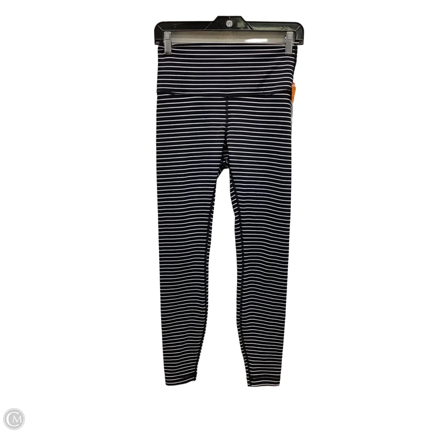 Athletic Leggings By Lululemon In Striped Pattern, Size: 8