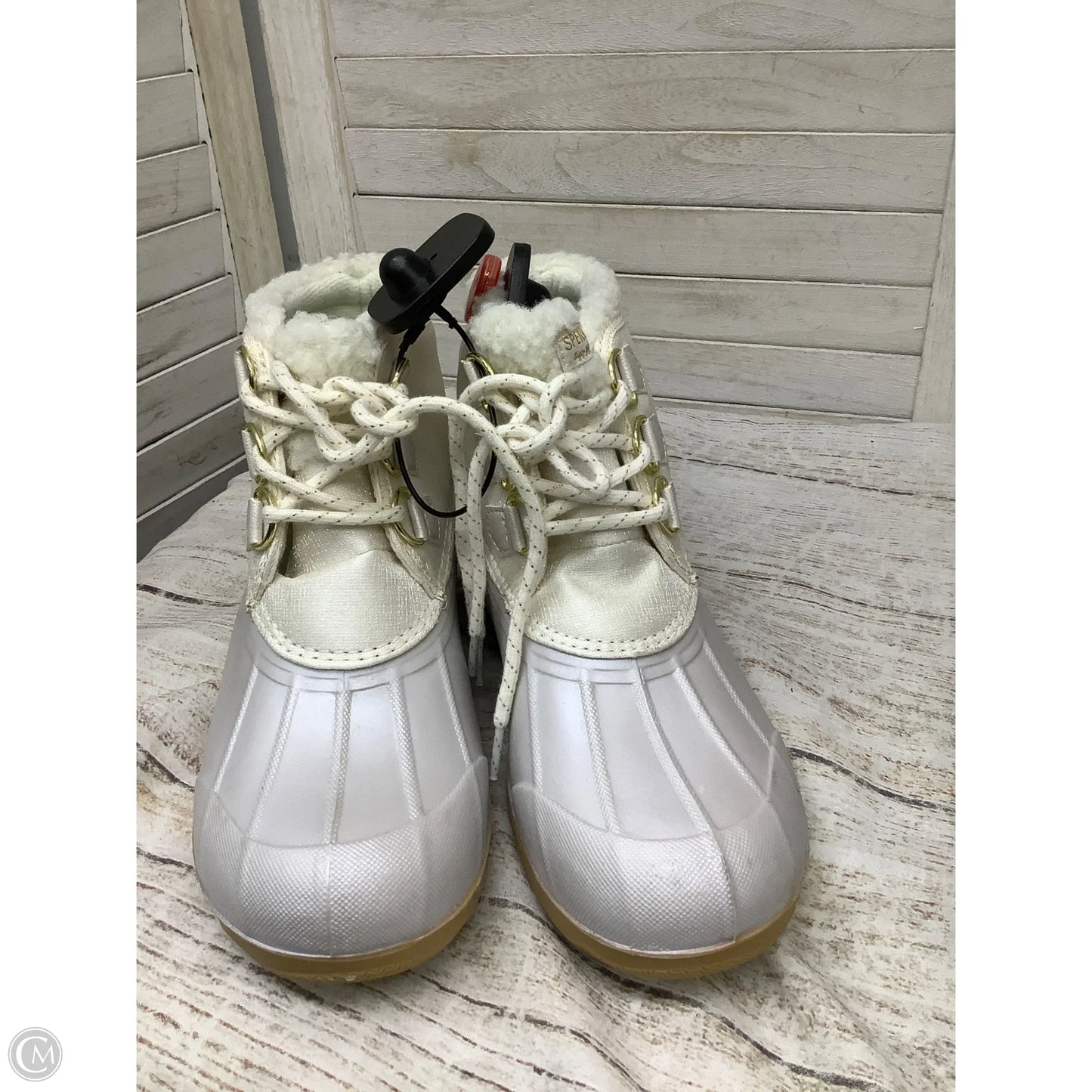 Boots Snow By Sperry In White, Size: 5