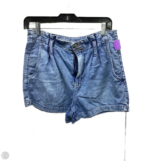 Shorts By American Eagle In Blue Denim, Size: 6