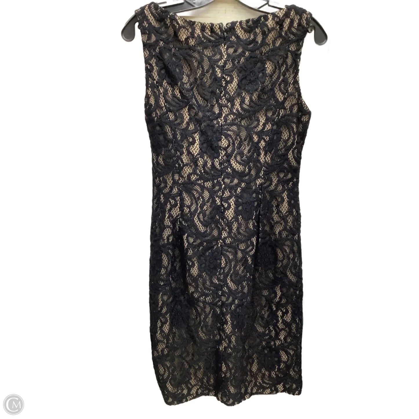 Dress Casual Midi By Taylor In Black, Size: 8
