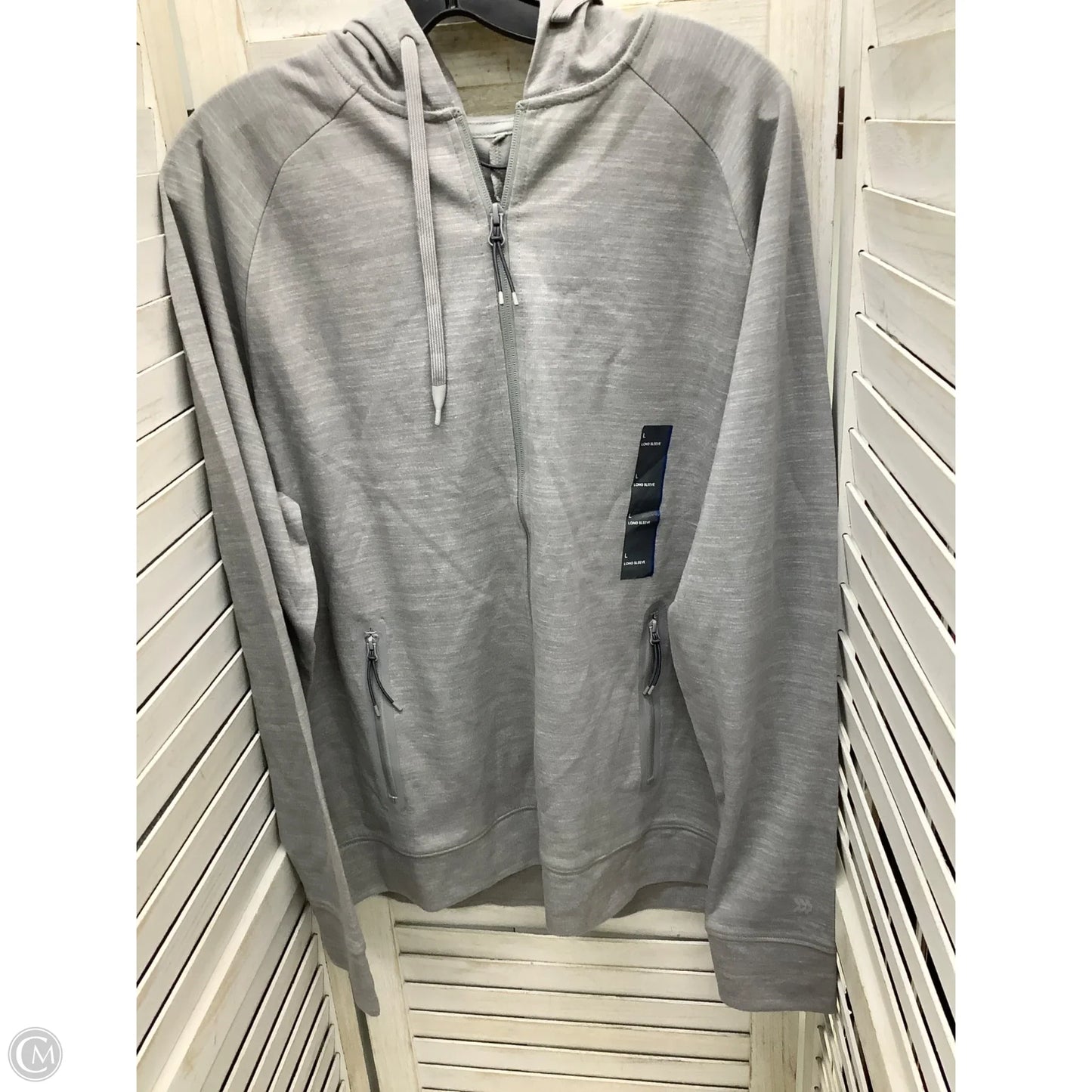 Athletic Jacket By All In Motion In Grey, Size: L