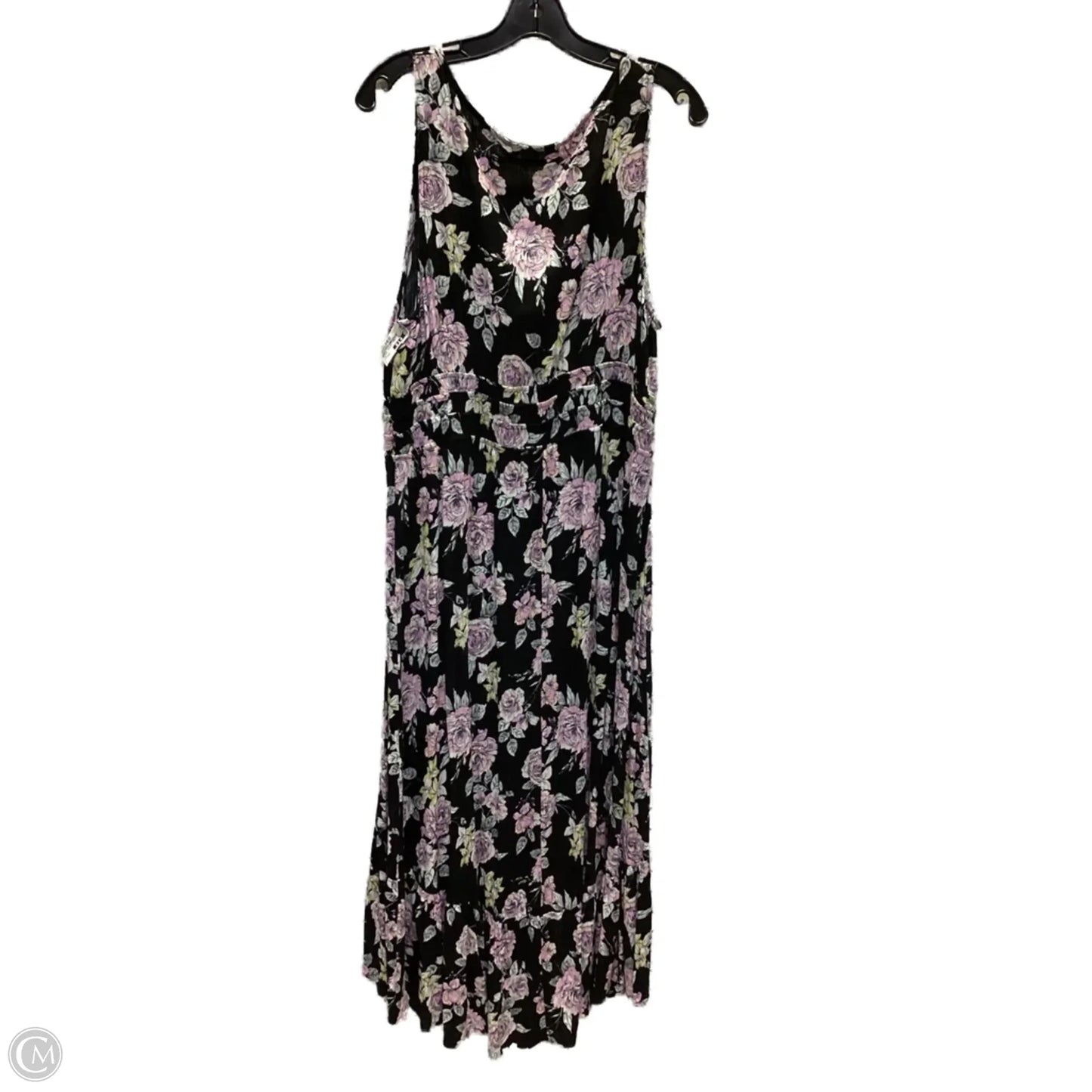Dress Casual Midi By Clothes Mentor In Floral Print, Size: Xxl