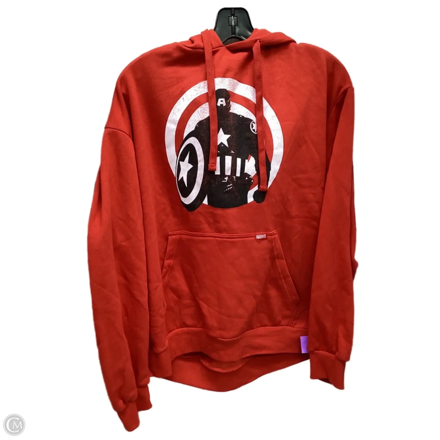 Sweatshirt Hoodie By Clothes Mentor In Red, Size: M
