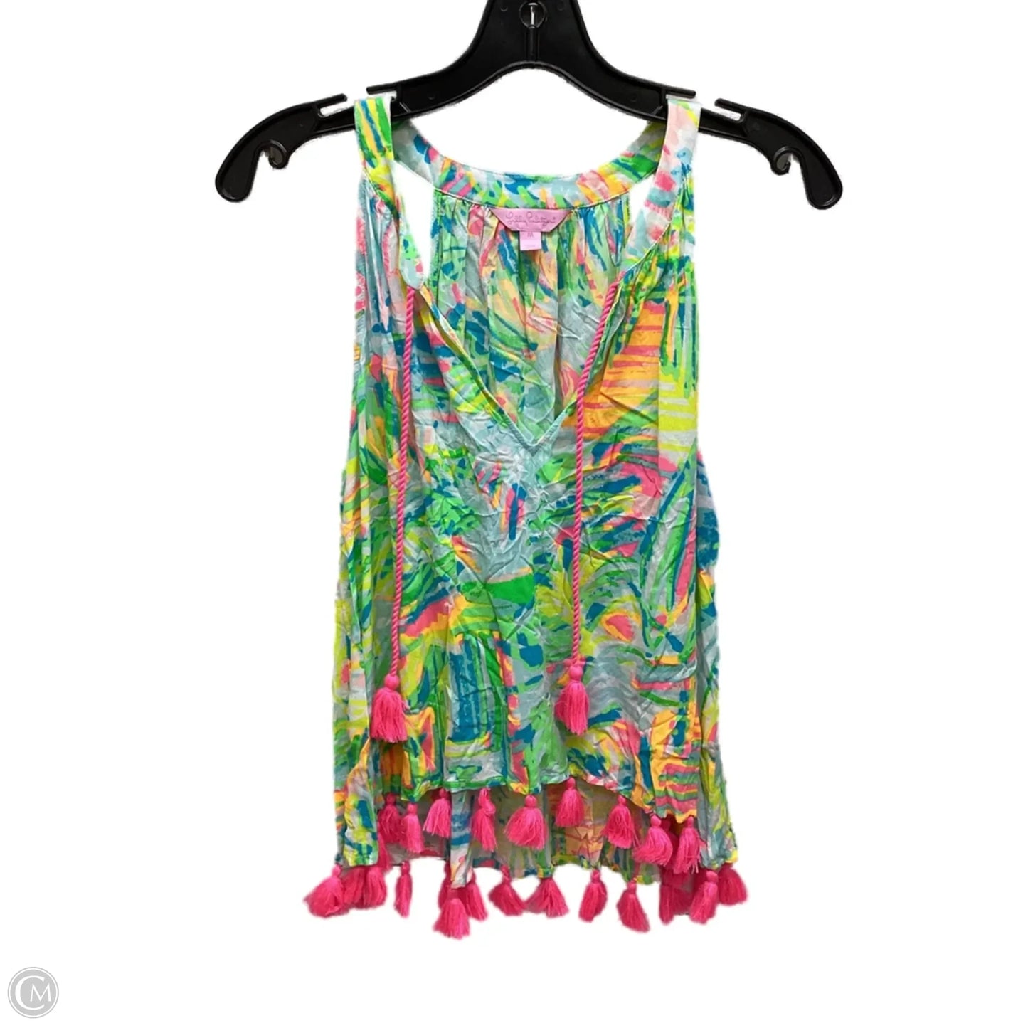 Top Sleeveless Designer By Lilly Pulitzer In Multi-colored, Size: M