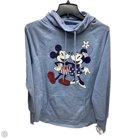 Sweatshirt Collar By Disney Store In Blue, Size: S