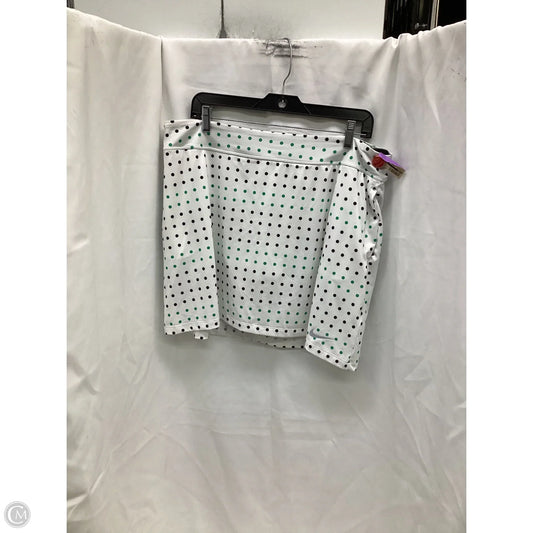 Athletic Skort By Nike In Polkadot Pattern, Size: Xl