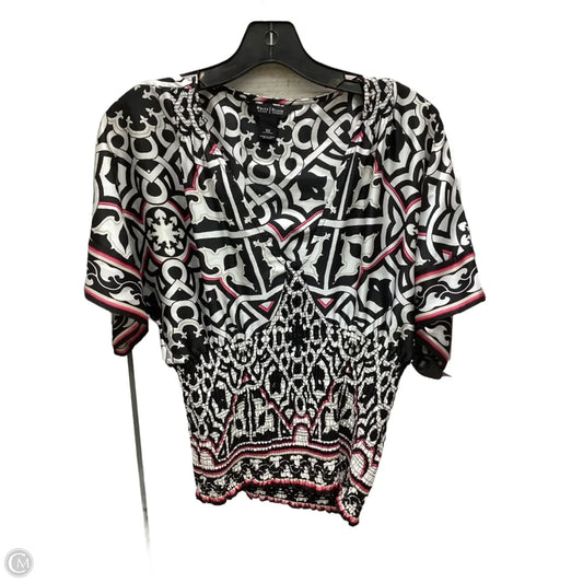 Top Short Sleeve By White House Black Market In Multi-colored, Size: Xs
