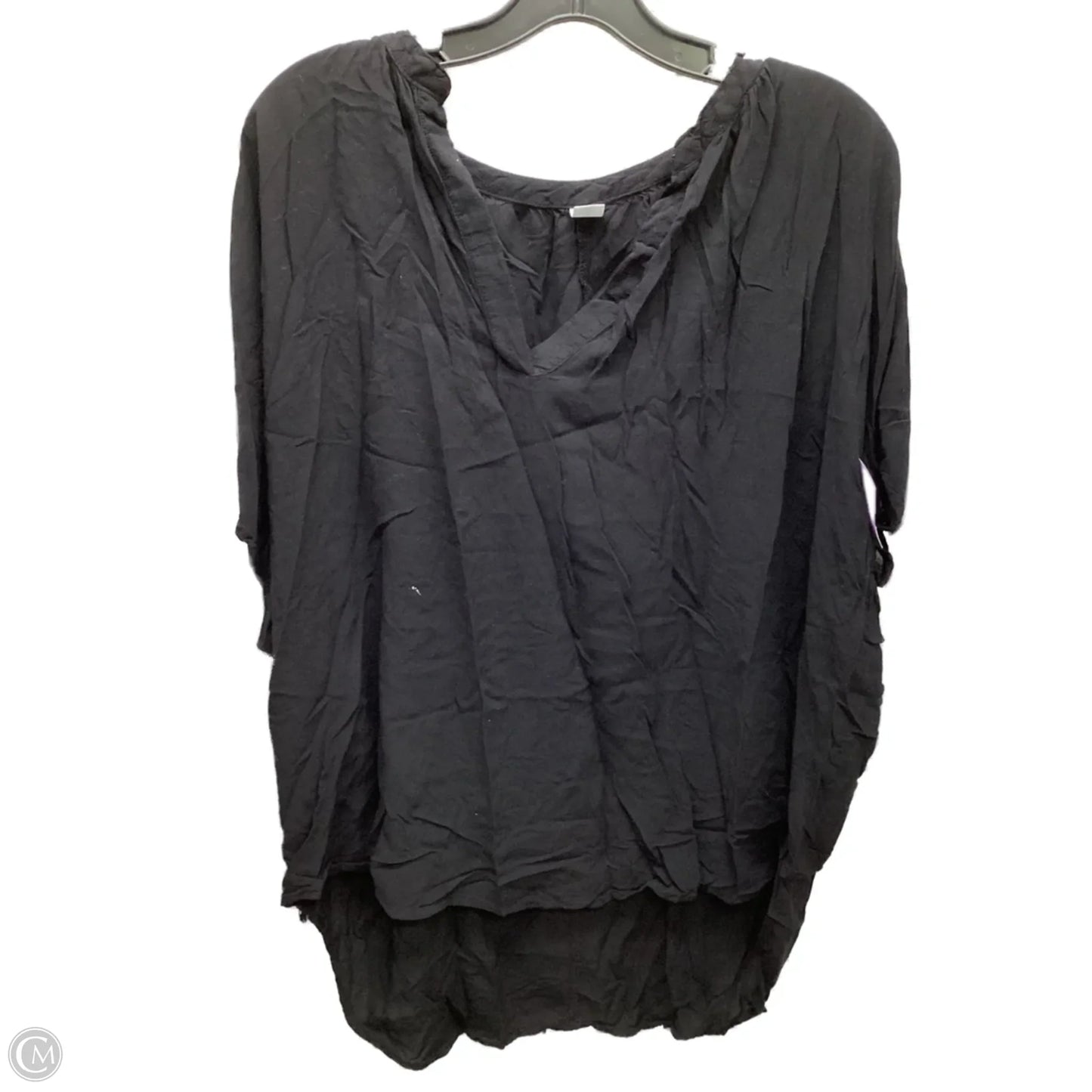 Top Short Sleeve By Old Navy In Black, Size: Xl
