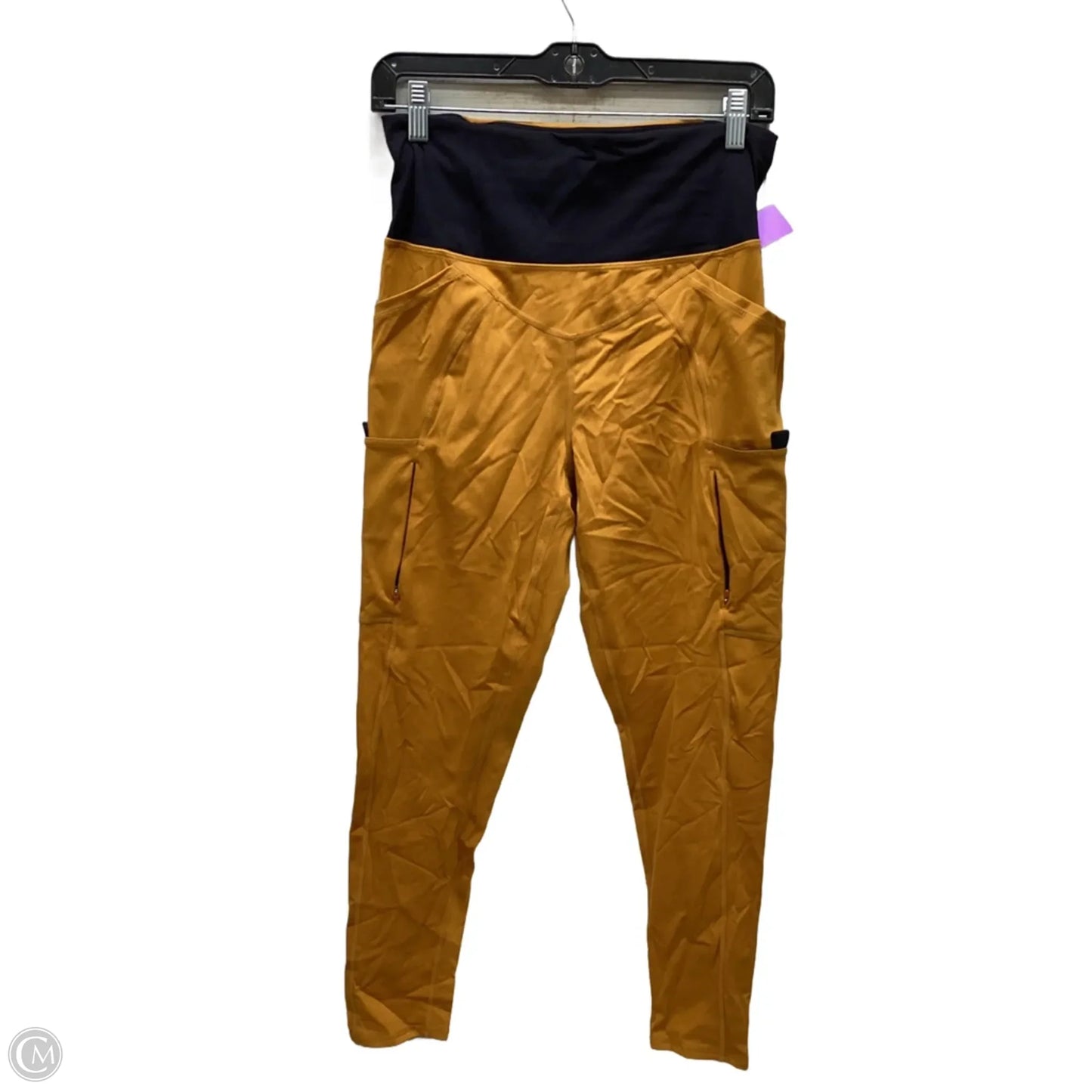 Athletic Pants By Clothes Mentor In Gold, Size: L
