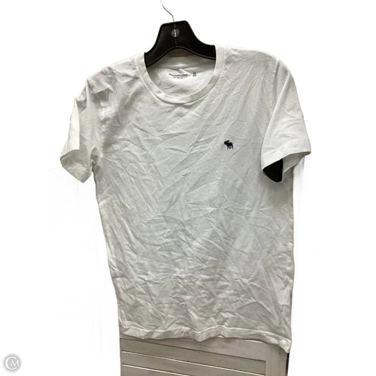 Top Short Sleeve By Abercrombie And Fitch In White, Size: Xs