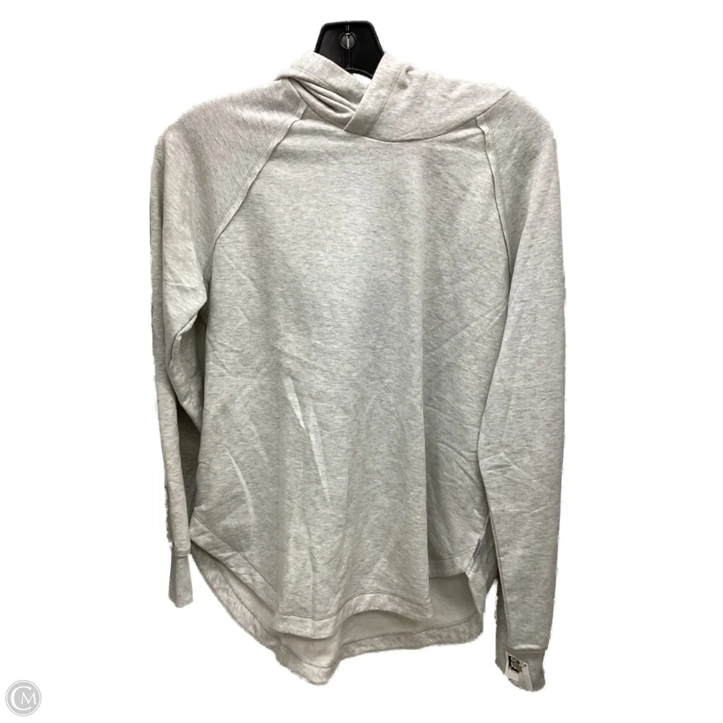 Sweatshirt Hoodie By Eddie Bauer In Grey, Size: S