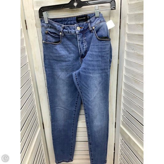 Jeans Skinny By Tahari By Arthur Levine In Blue Denim, Size: 10