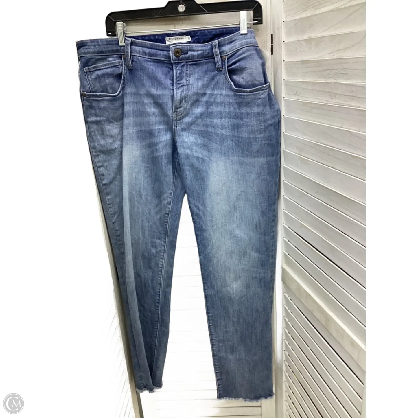 Jeans Boyfriend By Clothes Mentor In Blue Denim, Size: 12