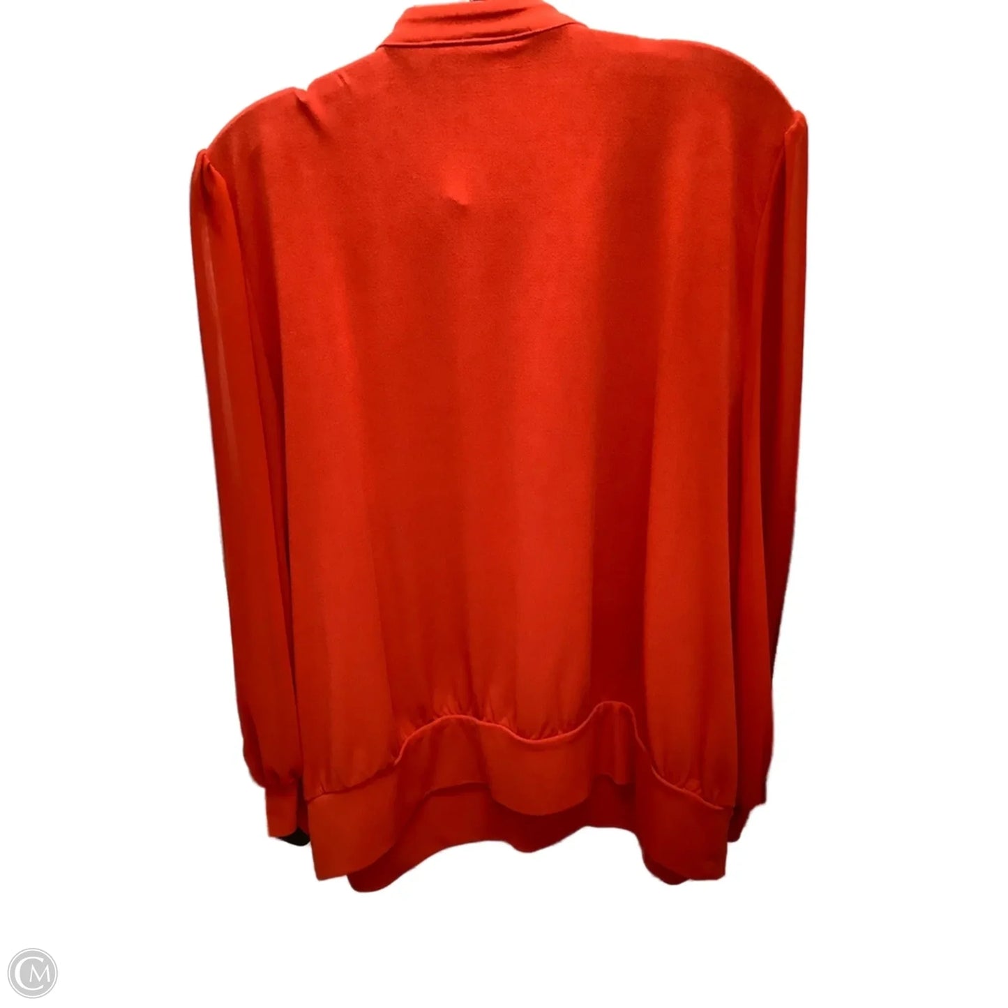 Top Long Sleeve By New York And Co In Red, Size: Xl