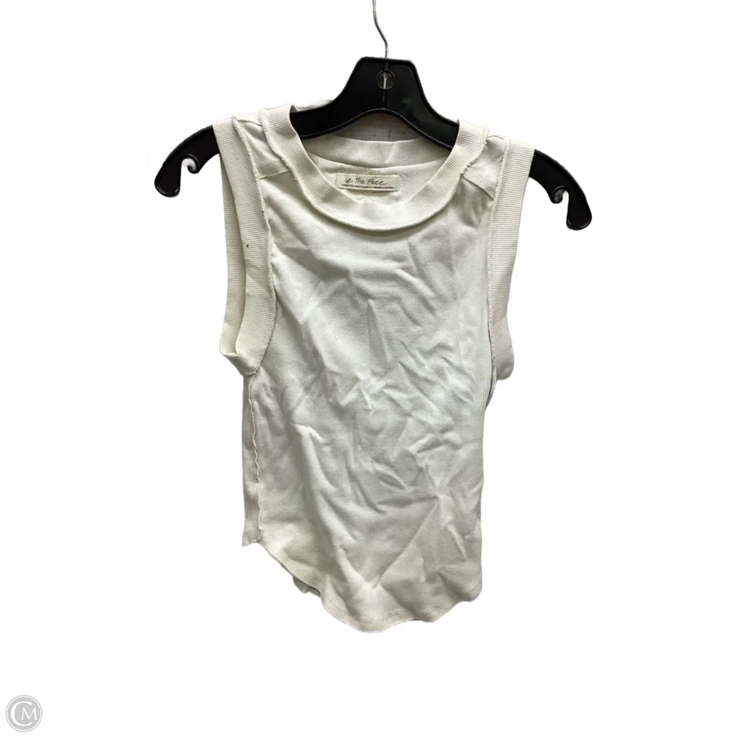 Top Sleeveless By Free People In Ivory, Size: Xs