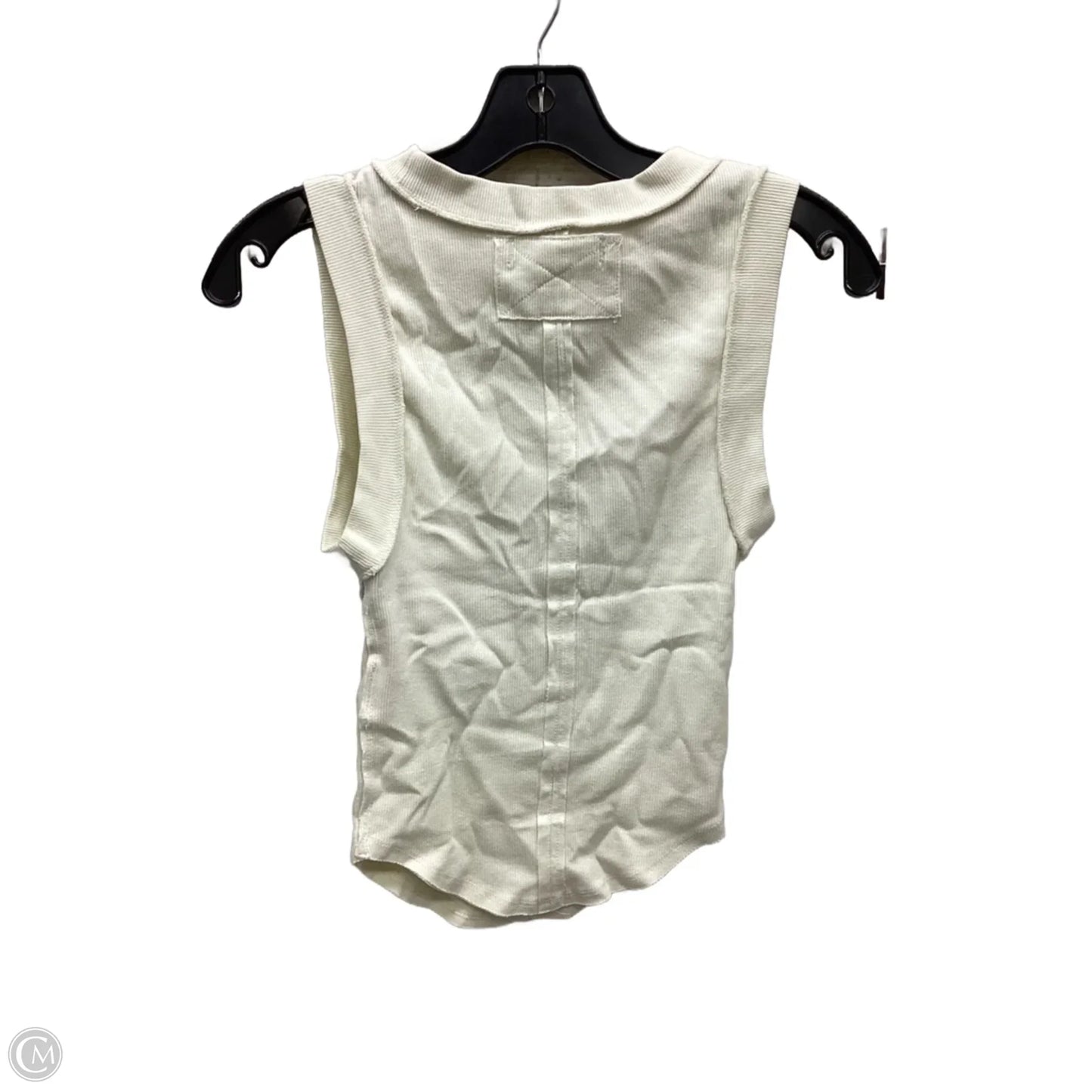 Top Sleeveless By Free People In Ivory, Size: Xs