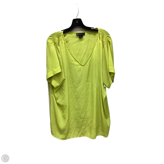 Top Short Sleeve By Lane Bryant In Green, Size: 2x