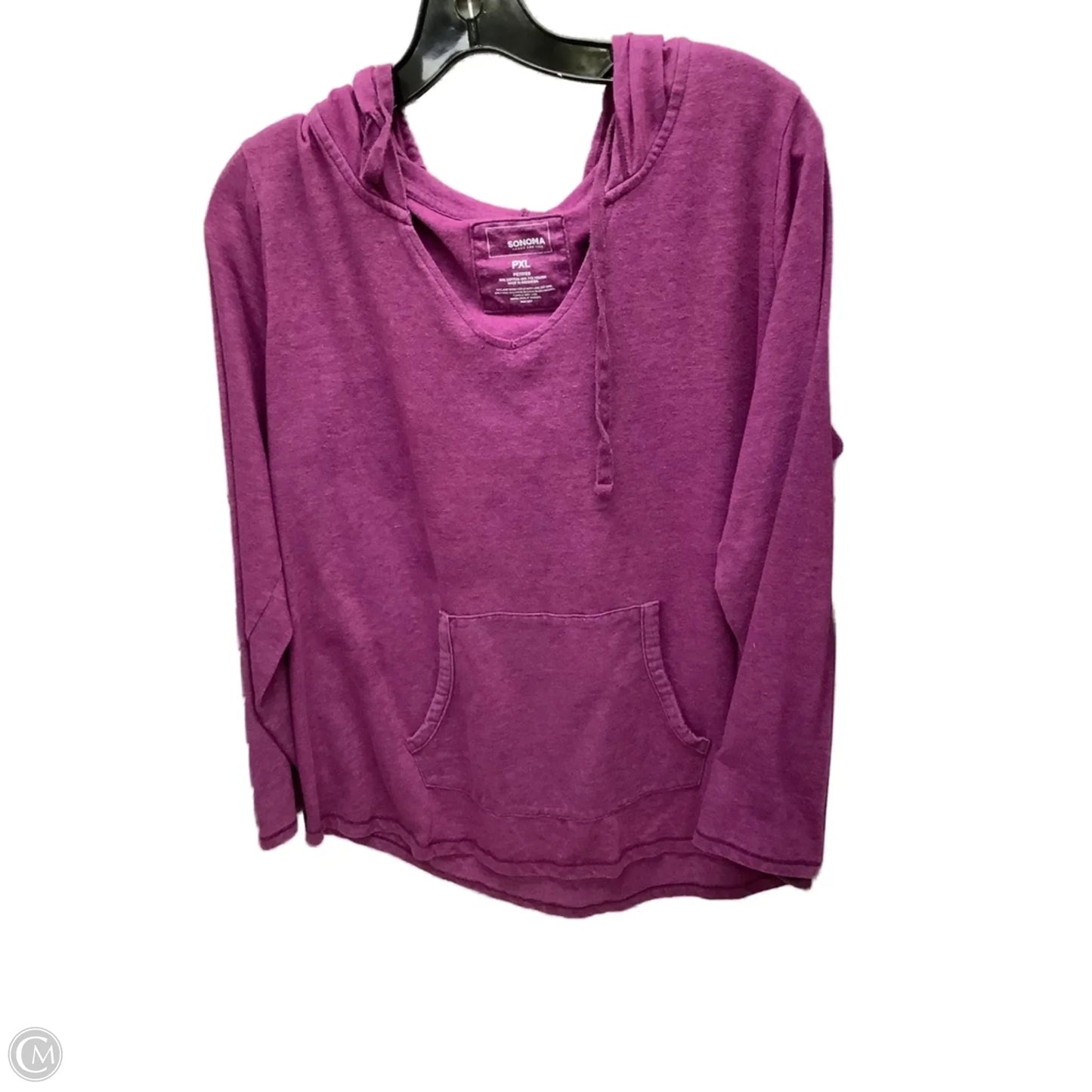 Top Long Sleeve By Sonoma In Purple, Size: Xl