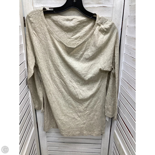 Top Long Sleeve By J. Crew In Beige, Size: Xl
