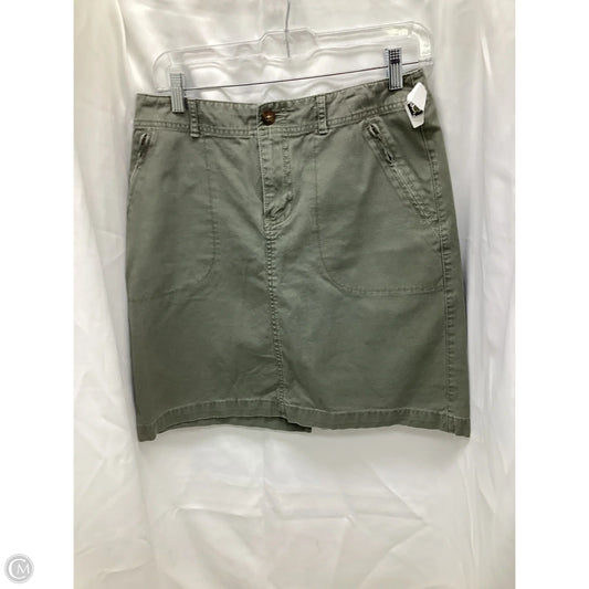 Skirt Midi By Eddie Bauer In Green, Size: 6